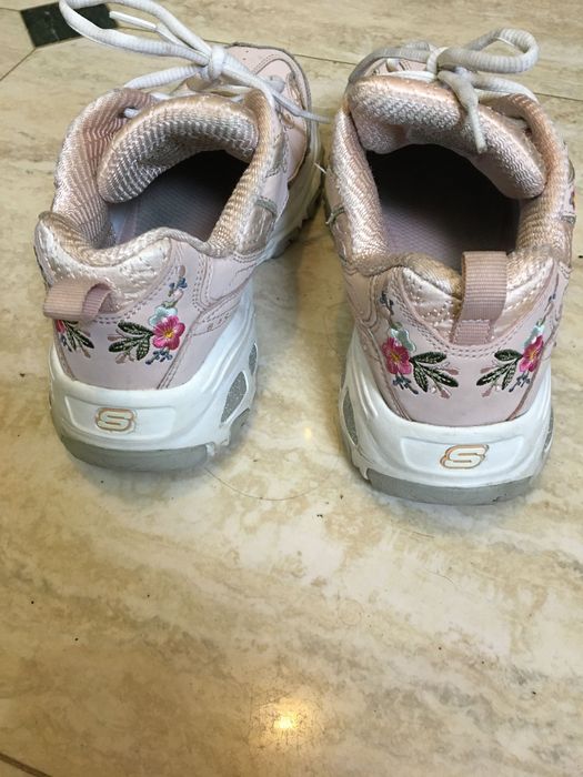 Skechers, 36, 23,5 cm, róźowe na grubej podeszwie, komfortowe
