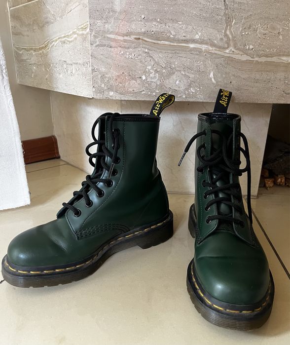 Buty ciemnozielone Martens