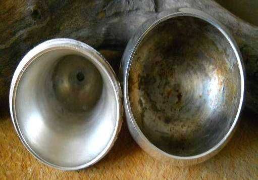 Винтажный мельхиоровый подсвечник