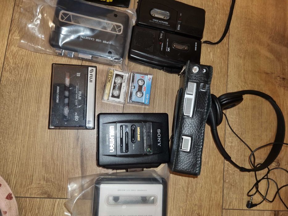 Kolekcjionerskie wolkmeny i dyktafony