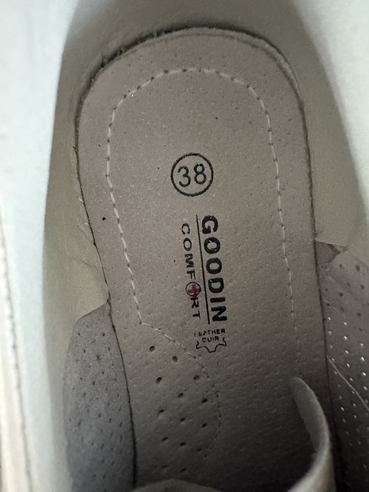 Skorzane sneakersy Goodin roz 38