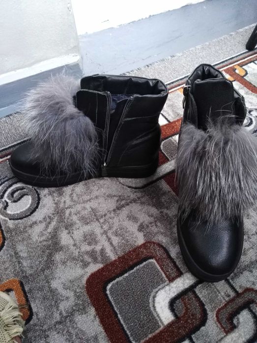 Ботинки зимние из натуральной кожи