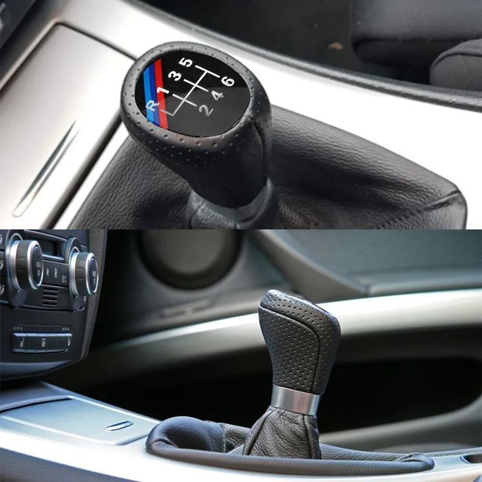 Punho Moca Bmw Mudanças 6 Velocidades Pele Pack M Serie 1  3  5