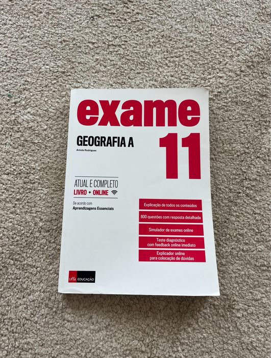 livro preparação exame geografia a 11° ano