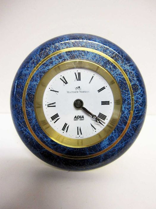 raro vintage relógio com despertador - Matthew Norman - à funcionar