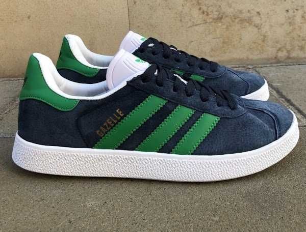 Унисекс замшевые кроссовки Adidas Gazelle кросівки адидас газель чорні