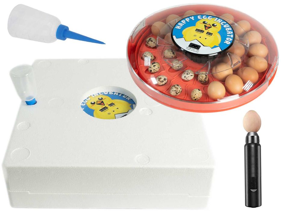 INKUBATOR AUTOMAT NA 30 do różnych JAJ wylęgarka klujnik Instrukcja PL