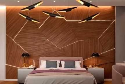 Стінові панелі з ламінованих плит з LED підсвіткою