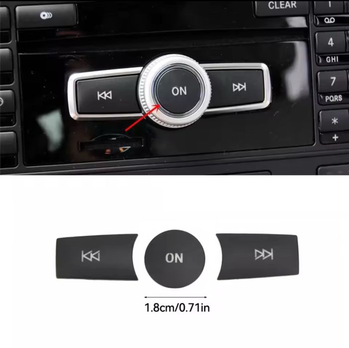 Центральні мультимедійні Кнопки Мерседес CLA GLA GLE ML E C