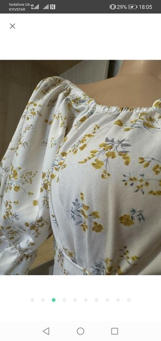 Літня сукня селянка Shein s-m