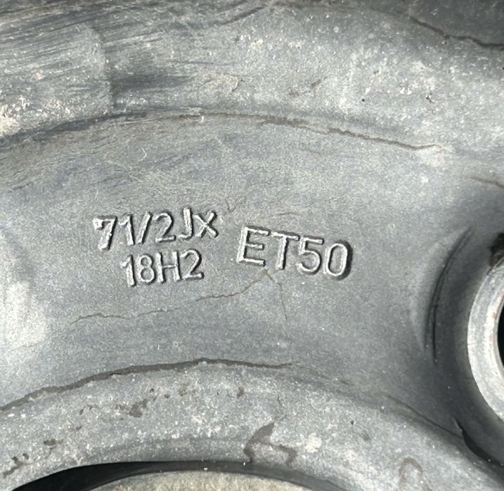 Felgi stalowe Volkswagen R 18 5x112 otwór 57,1 Oryginał Bardzo Ładne