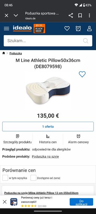 Poduszka ortopedyczna / lecznicza