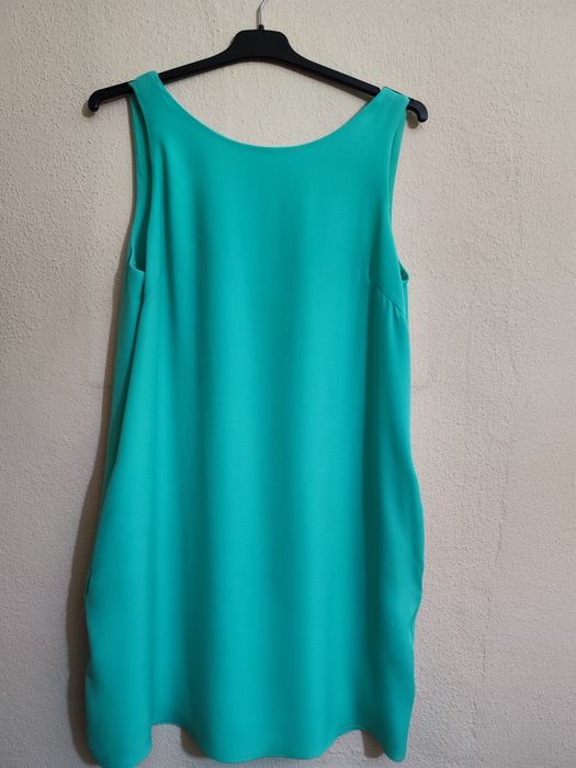 Vestido cerimônia verde água Tamanho M Da Frnch