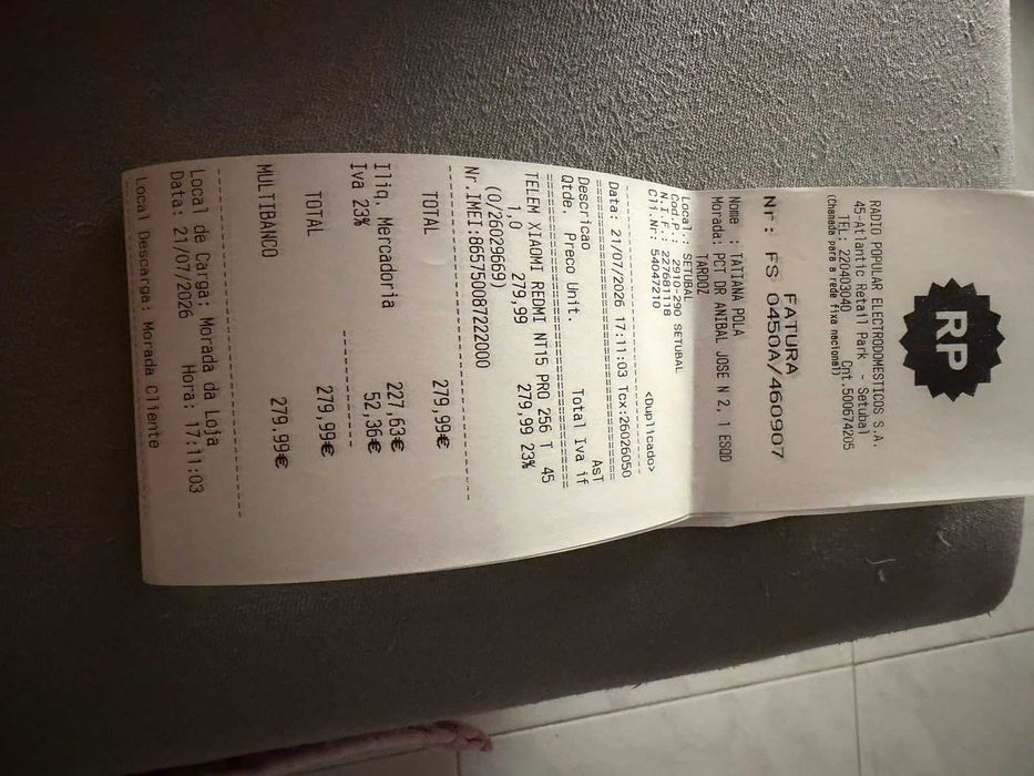 Redmi Note 15 Pro (Novo, sem uso)