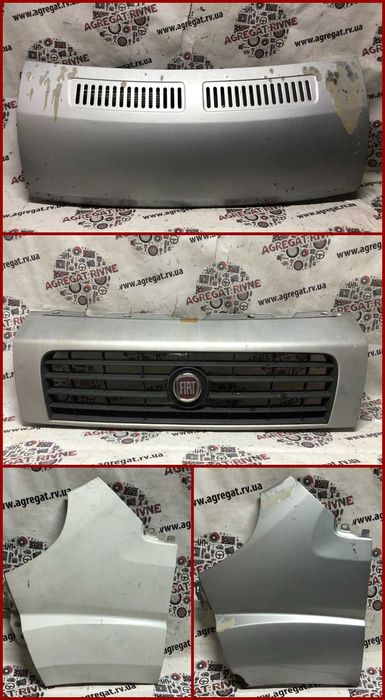 Капот Крило Решітка Радіатора Fiat Ducato Дукато Боксер Джампер 06-14
