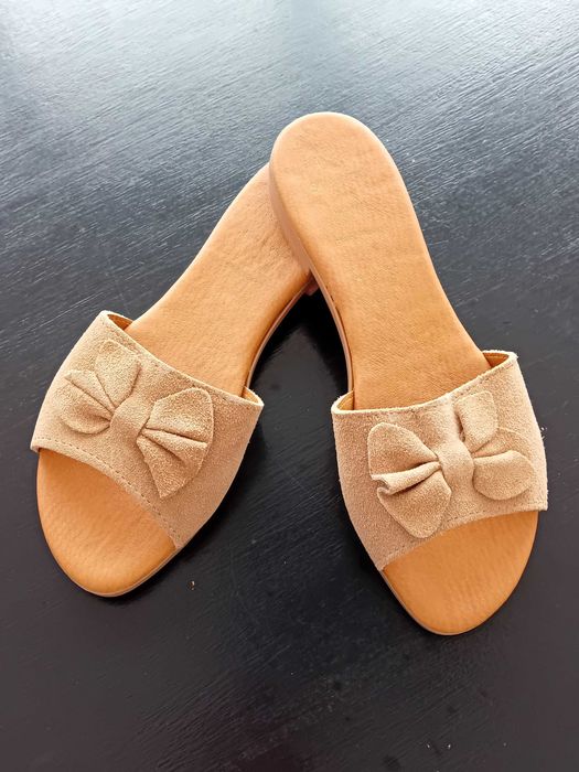 Sandália achinelada - bege - 40 - Seaside