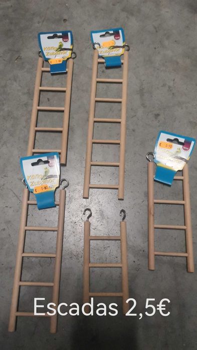 Espelho e sinos para passaro inseparáveis