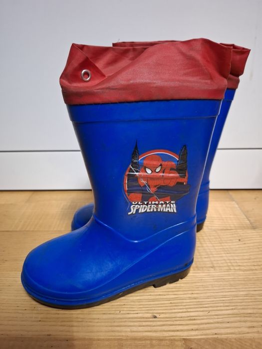 Kalosze 25 26 rozmiar Spider-Man długość wkładki 17 cm