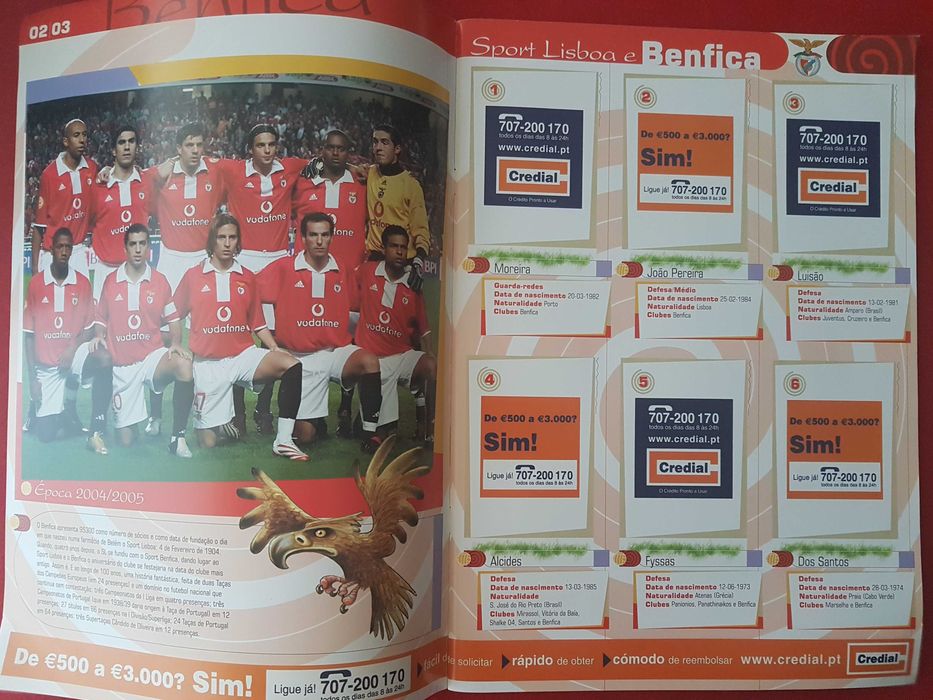 Caricaturas Benfica, Sporting e Porto, Jornal 'A Bola' Caderneta Cromos Completa