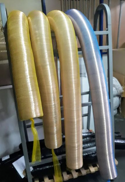 Tubo flexível para  aspiração PU - Varas 10 metros