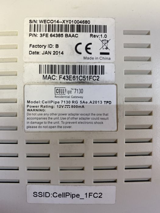 Router CellPipe 7130