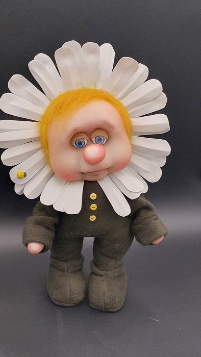 Интерьерная кукла-Цветочек, ручная работа.