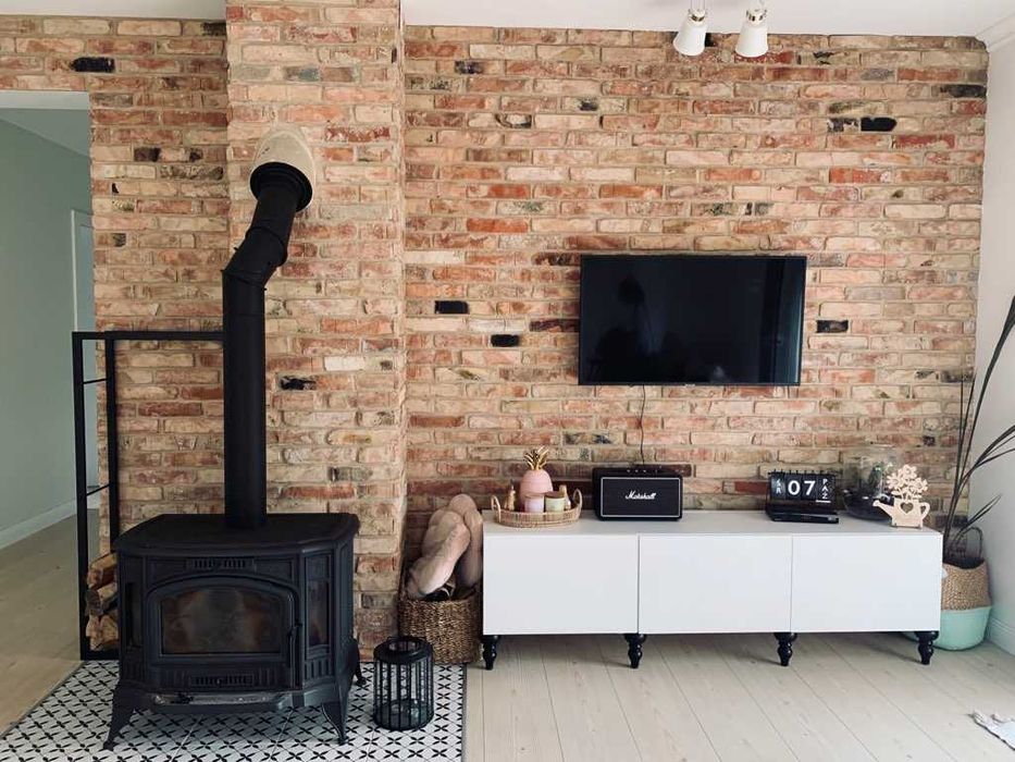 Płytki z cegły lico stara cegła retro 55 zł pół metra