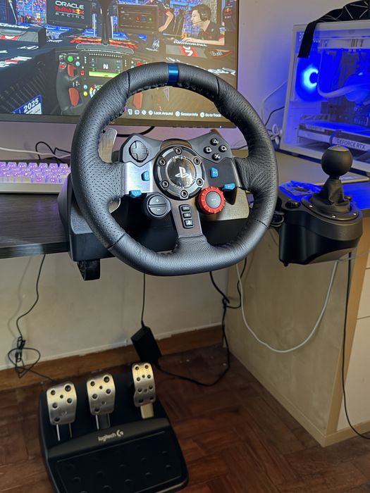 Volante Logitech G29 + Shifter COMO NOVO PS/PC