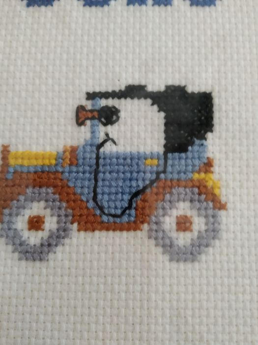 Quadro de criança, com nome.