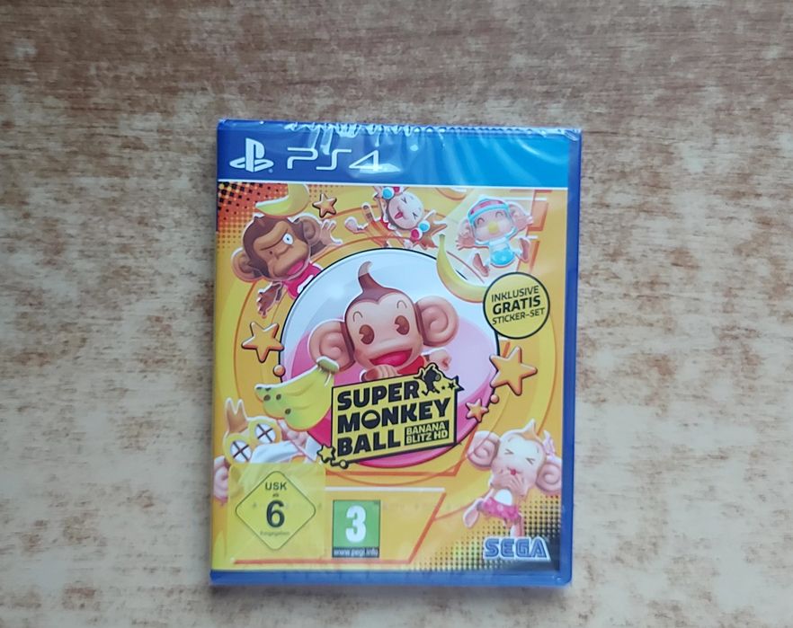 Gra Super Monkey Ball banana blitz HD na PS4 NOWA!