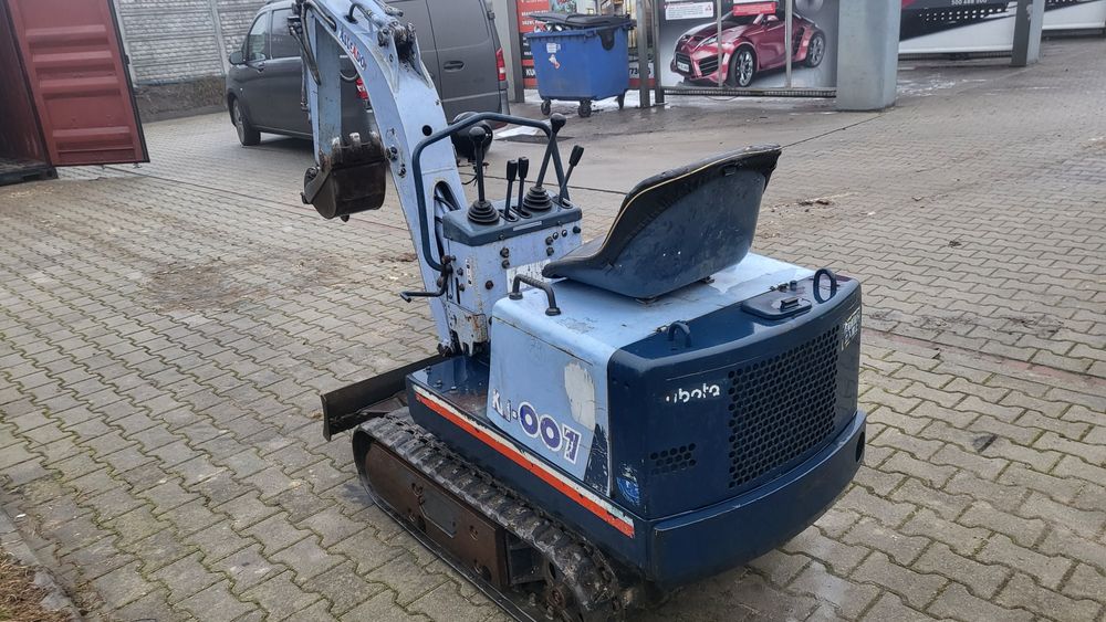 Minikoparka kubota kh-007 900kg, 3 łyżki  oryginał