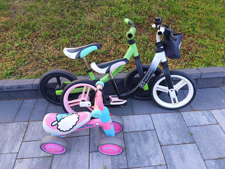 2x Rower 16" chłopiec i dziewczynka