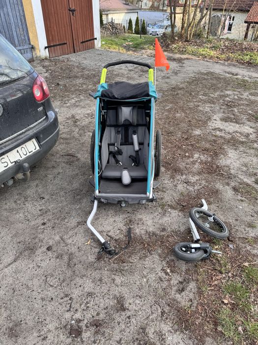 Przyczepka rowerowa wozek biegowy