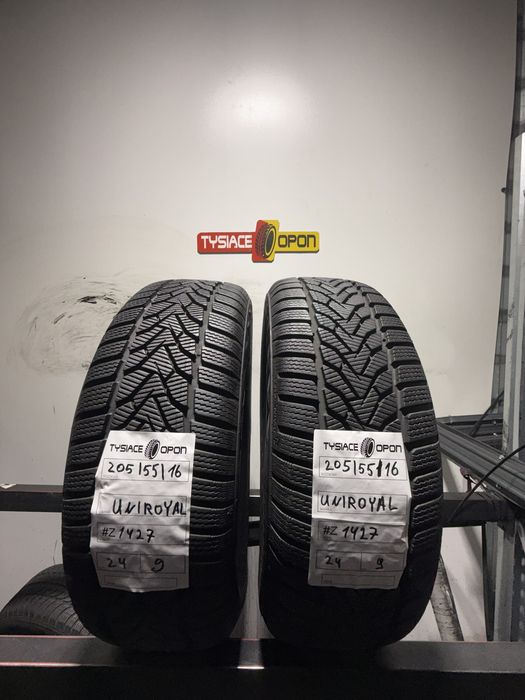 2x Uniroyal WinterExpert 205/55 R16 zimowe 9.0mm DOT 3624