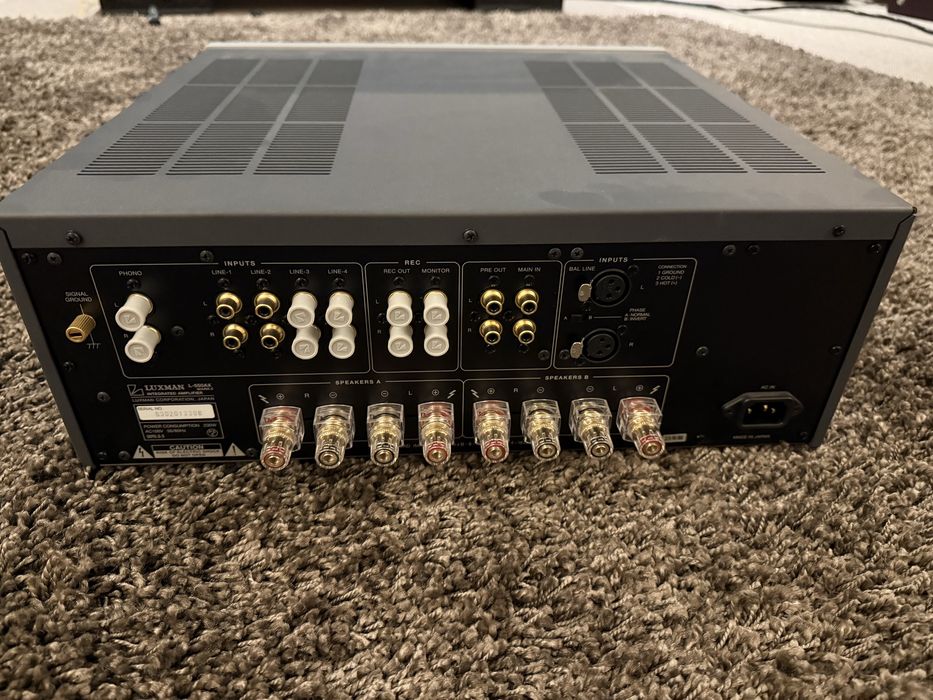 Luxman L-550AX Mark II — Class A інтегрований підсилювач класу A / стан як новий