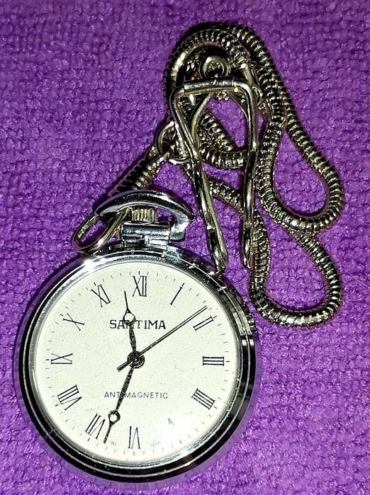 Relógio de bolso mecânico SANTIMA - A funcionar