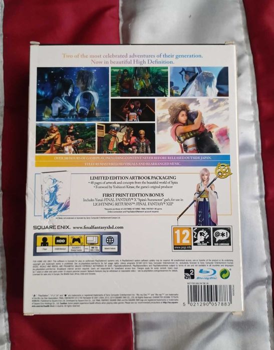 Final Fantasy X | X-2 HD Remaster Limited Edition PS3 PAL Completo