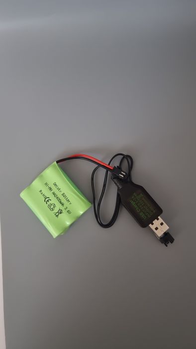 Gecoty  Bateria Ni-MH AA 3.6V 2400mAh – ładowalna z kablem USB