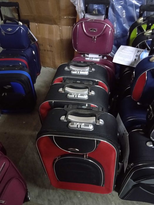 Walizka kabinowa L mała z codury z kuferkiem