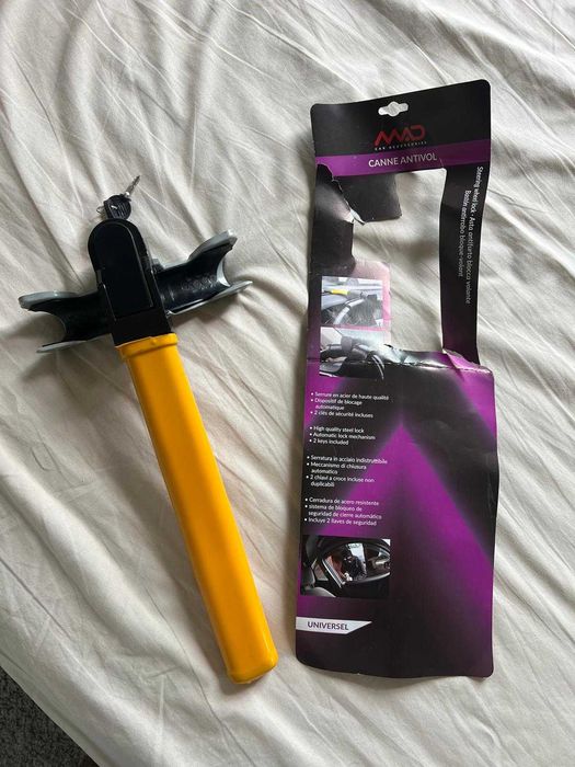 Tranca Anti-Roubo Volante de Carro - Mad Car Acessories