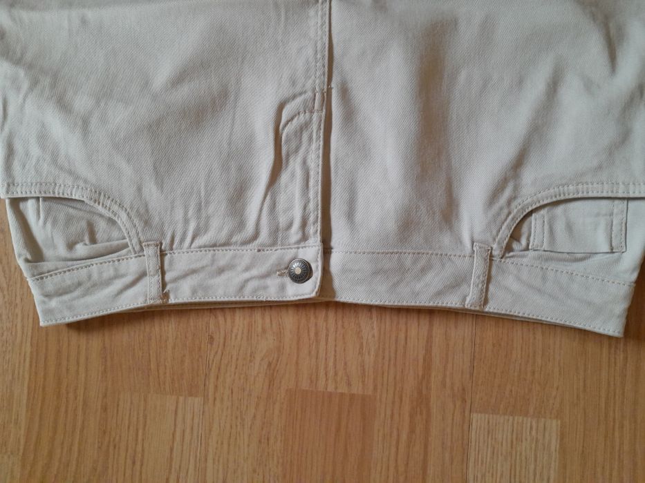 Spódniczka, denim, beżowa, L