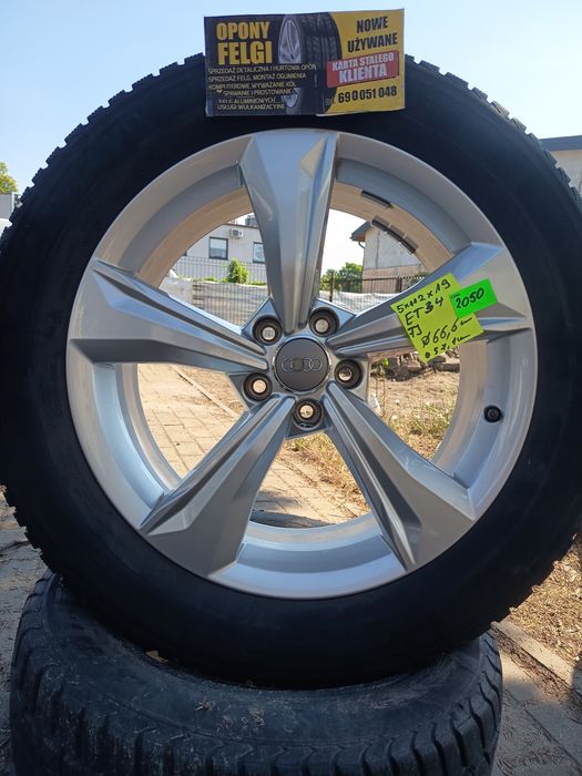 Audi koła Aluminiowe 5x112x19 Opony 235/55/19  Zimowe  Gratis/Montaż Wysyłka Gwarancja