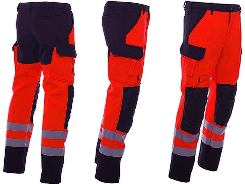 Spodnie ratownicze letnie elastyczne FLEXI North-Wind PRM-23 FLUO (XXX