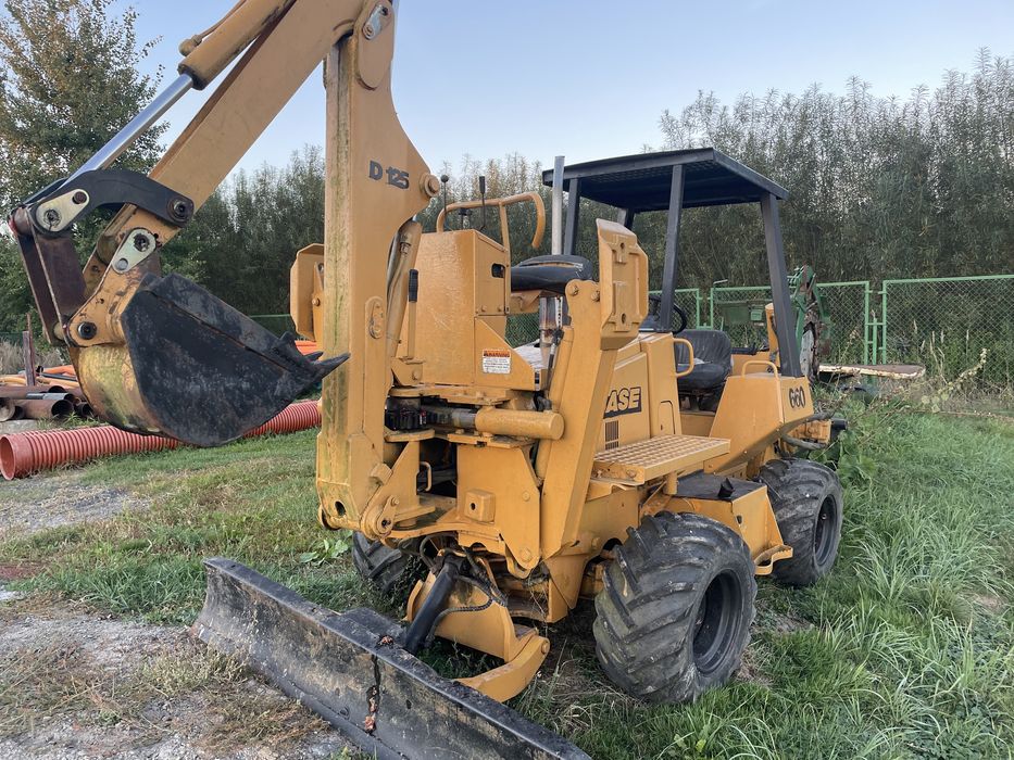 CASE 660 koparka łańcuchowa 4x4 zamiana