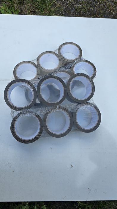 Taśma brąz 66m x 50mm 12szt.