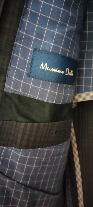 Casaco Massimo Dutti T52 Azul Marinho/Cinza – 2 em 1 | Formal Premium