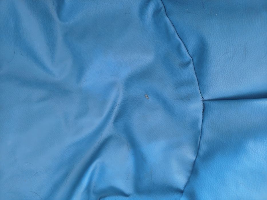 Ecopuf oryginalna pufa worek sako XXL 130 cm niebieska + podnóżek