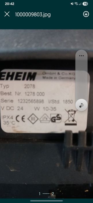 Filtro exterior Eheim 3e