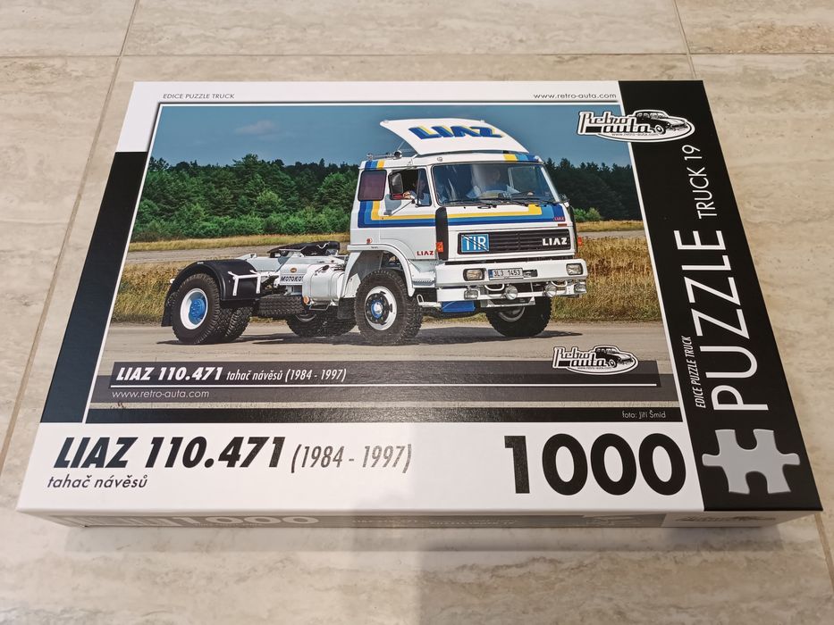 Puzzle 1000 elementów Retro- Auta LIAZ 110.471