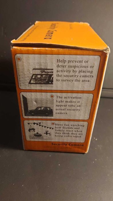 Câmara de vigilância falsa (com luz)